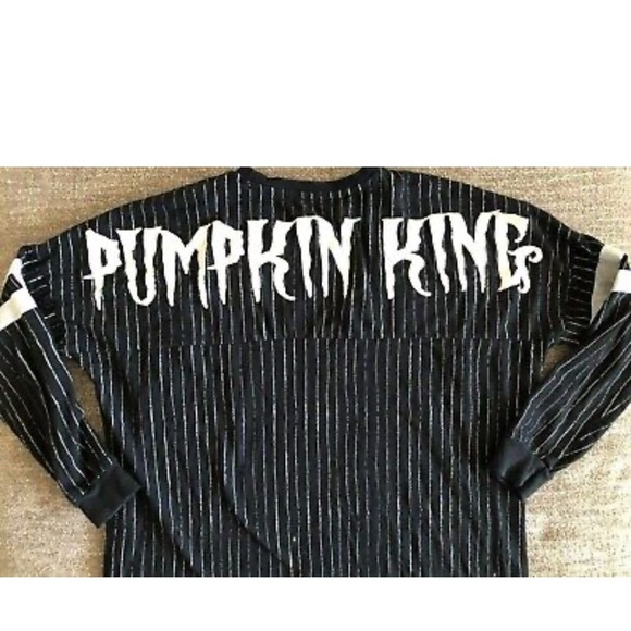 Disney Nightmare Before Christmas Pumpkin King Black Sweater Pullover Sw… - Picture 4 of 6